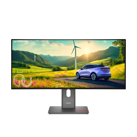Lenovo ThinkVision P34WD-40 34" UltraWide IPS Display – Stunning 3440x1440 Resolution, 120Hz Refresh Rate, HDMI & USB-C Connecti